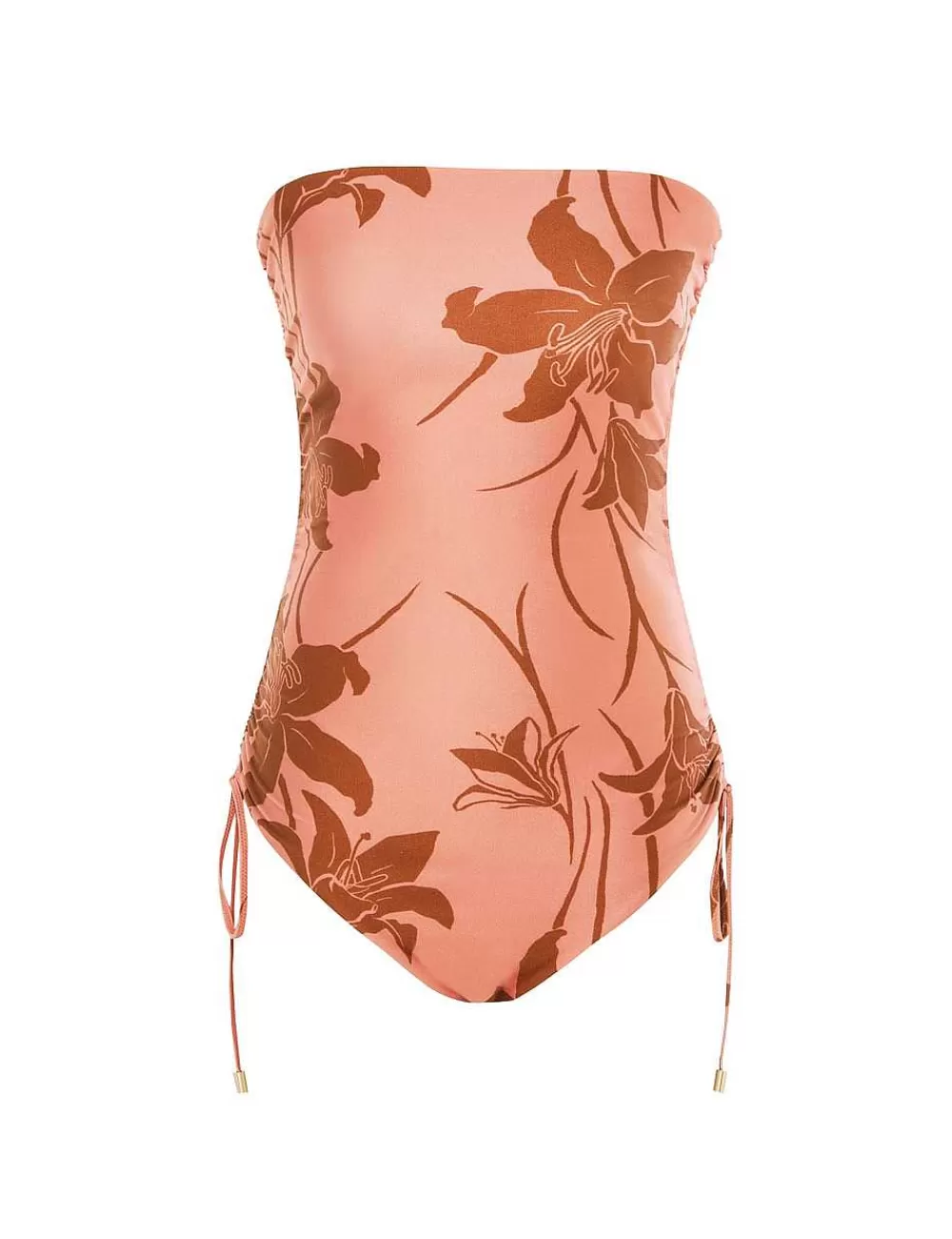 New ZIMMERMANN Acadian Ruched Side 1Pc