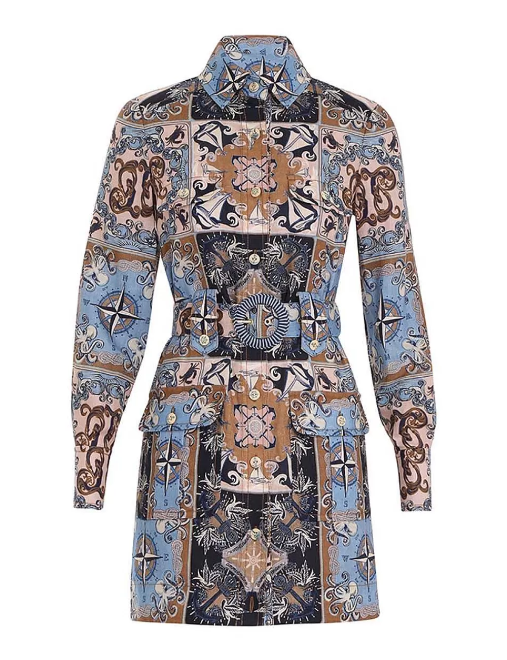 Store ZIMMERMANN Alight Mini Utility Dress