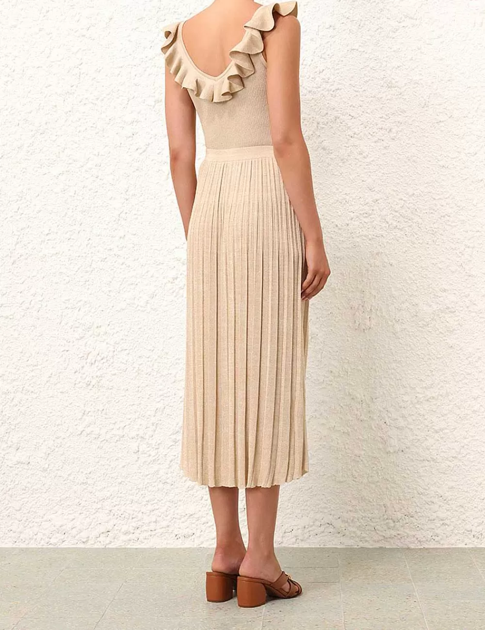 Best ZIMMERMANN Alight Rib Midi Skirt