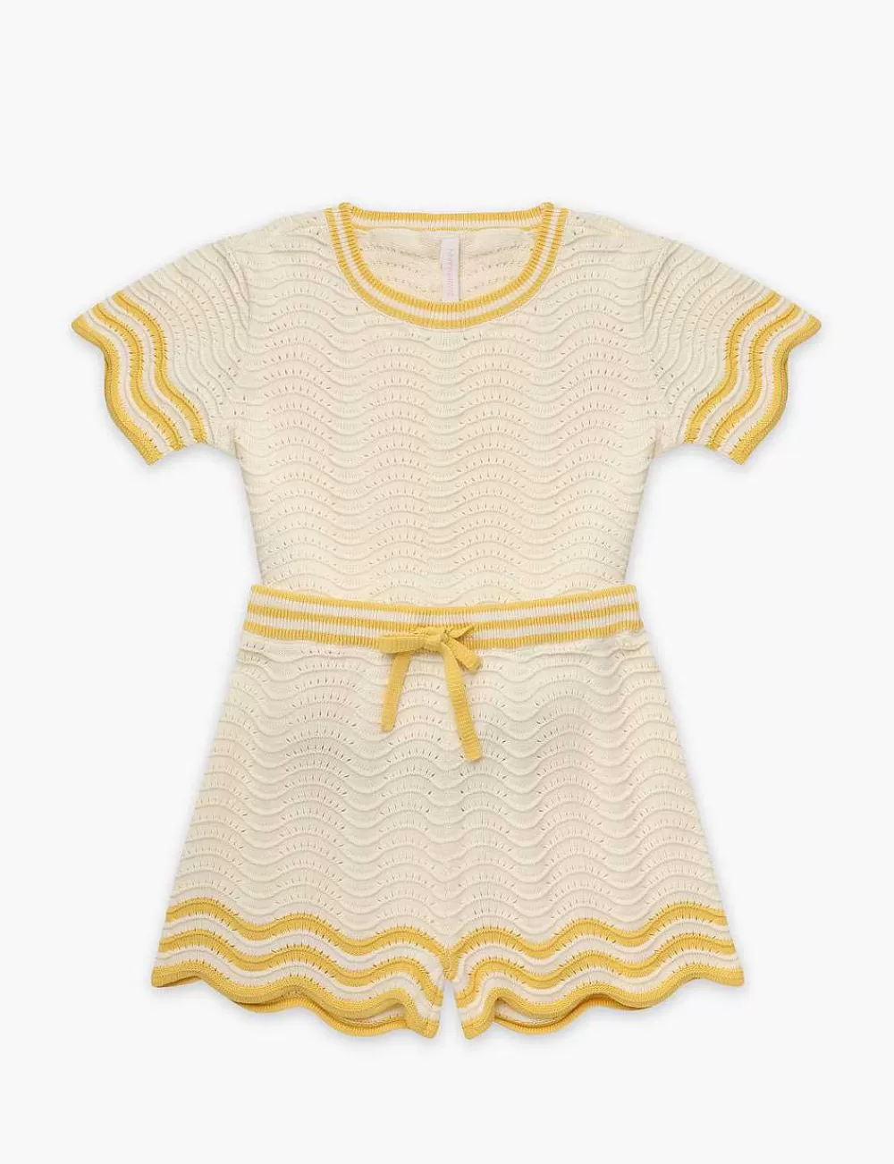 New ZIMMERMANN Alight Textured Knit Shorts