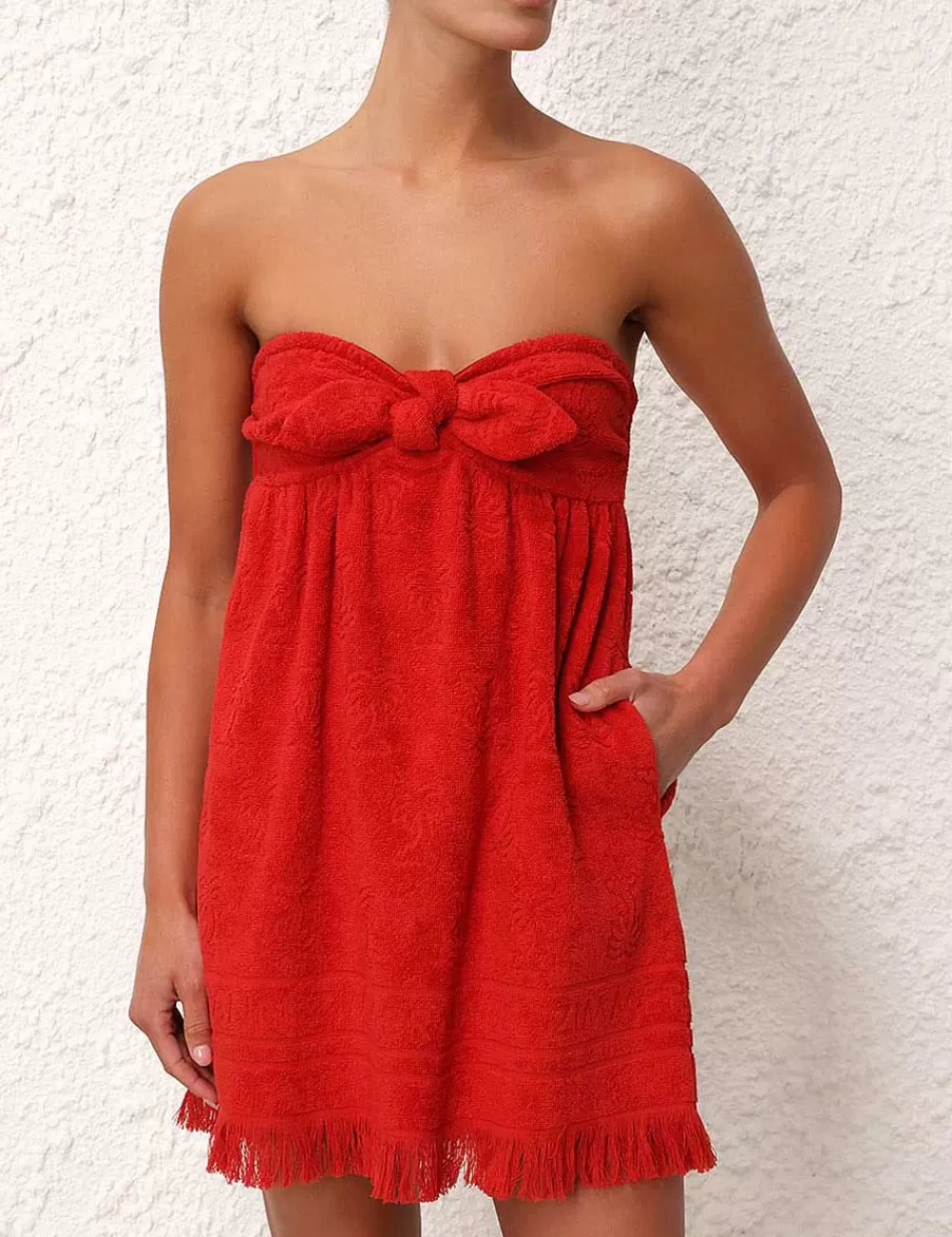 Outlet ZIMMERMANN Alight Toweling Mini Dress