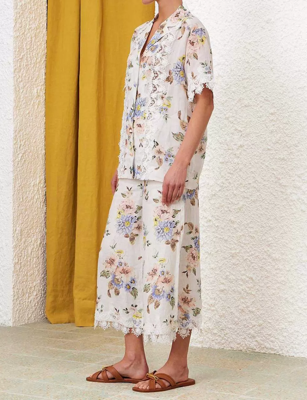 Flash Sale ZIMMERMANN Applique Oversized Shirt