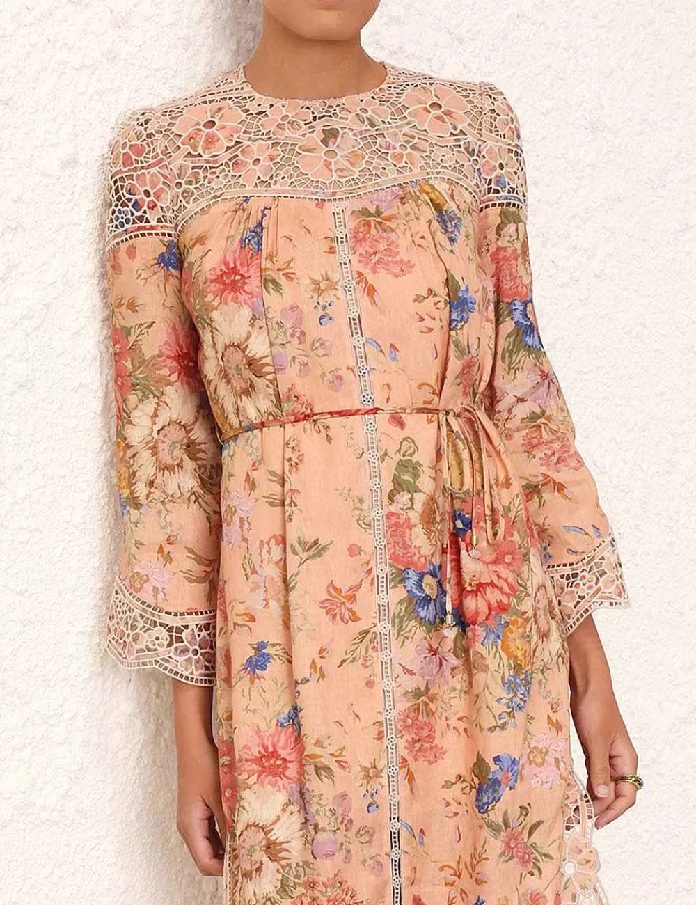 Sale ZIMMERMANN August Broderie Midi Dress