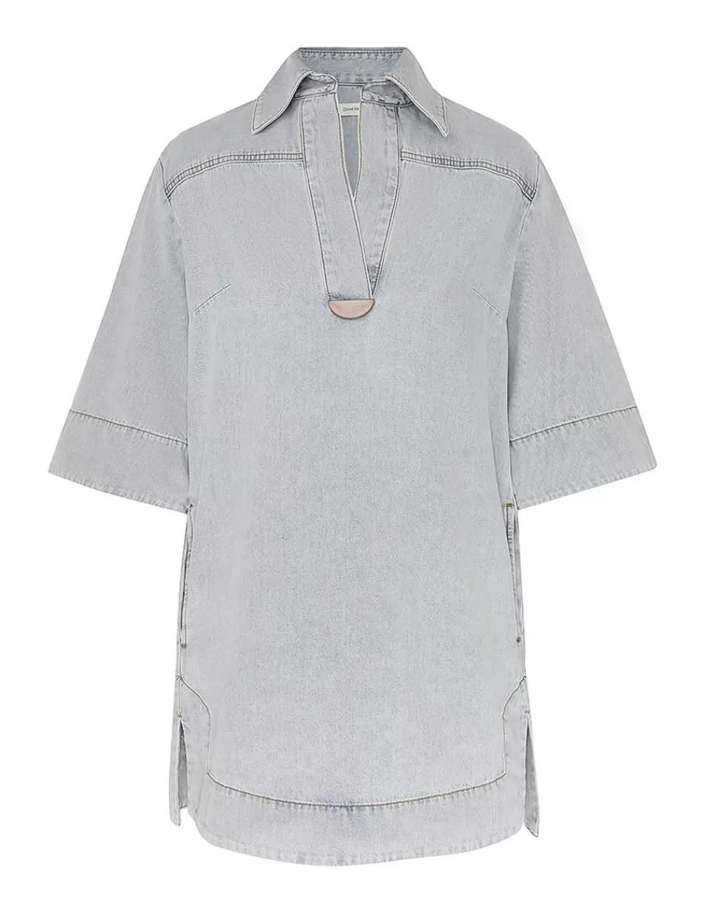 Flash Sale ZIMMERMANN August Denim Tunic Dress