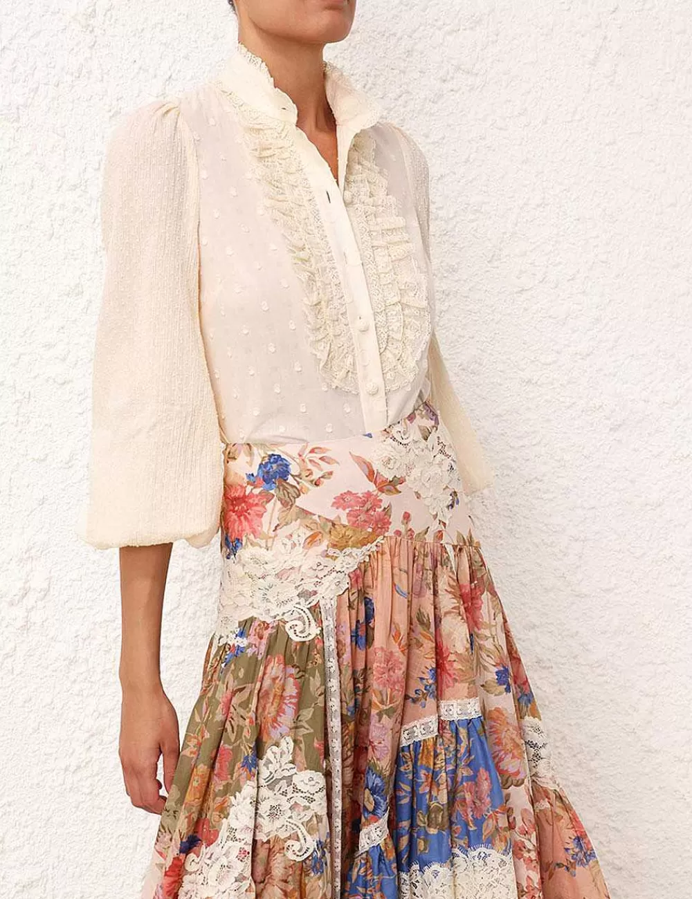 New ZIMMERMANN August Long Sleeve Blouse