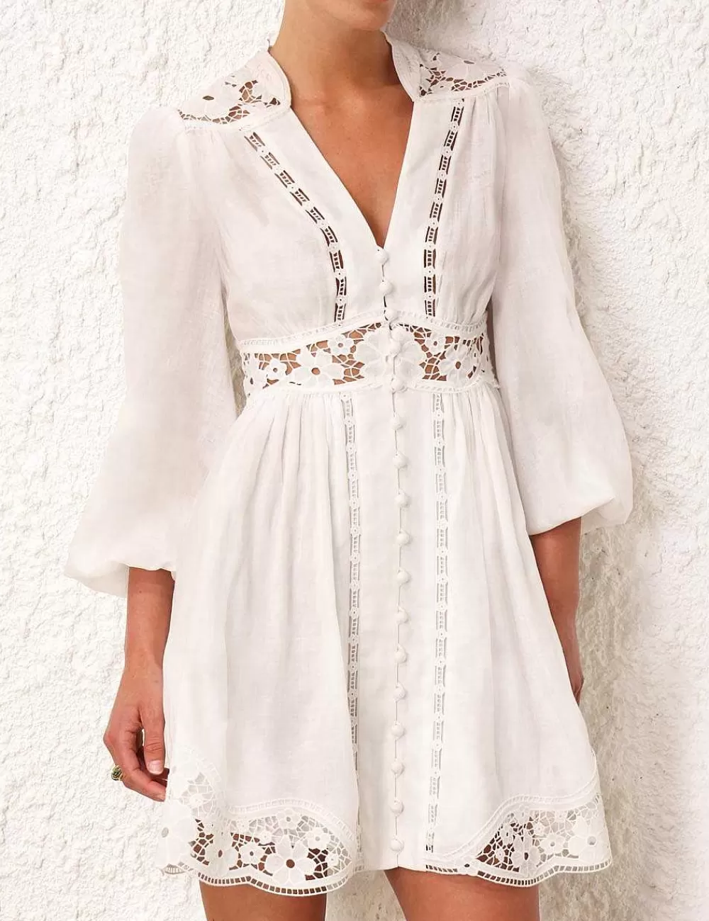 Flash Sale ZIMMERMANN August Plunge Mini Dress