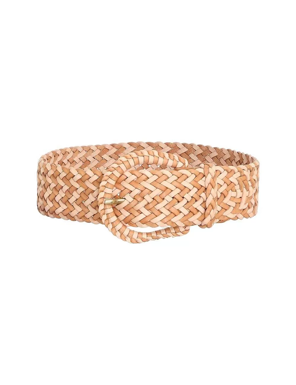 Fashion ZIMMERMANN Braided Leather Waist Belt
