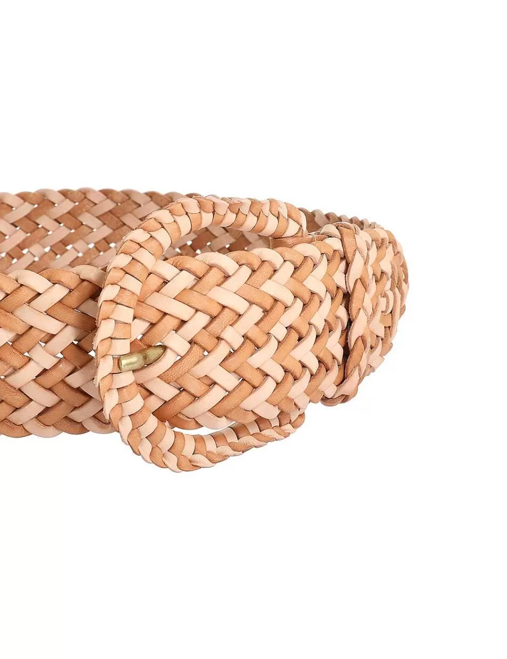 Fashion ZIMMERMANN Braided Leather Waist Belt