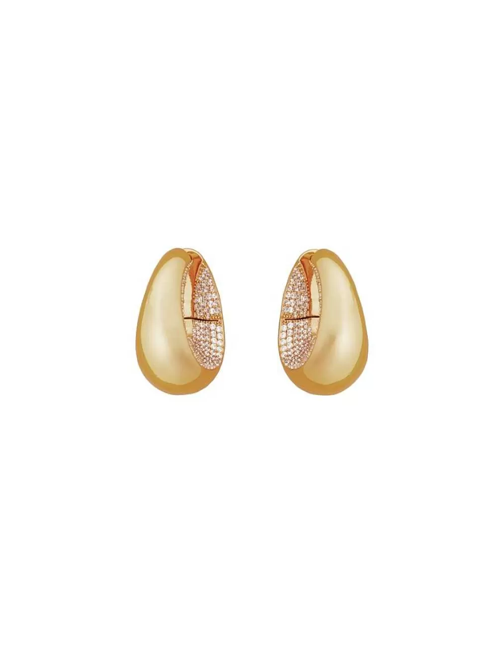 Cheap ZIMMERMANN Carved Pave Hoops