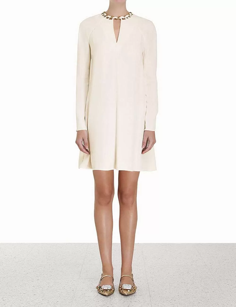 Cheap ZIMMERMANN Chain Embellished Mini Dress