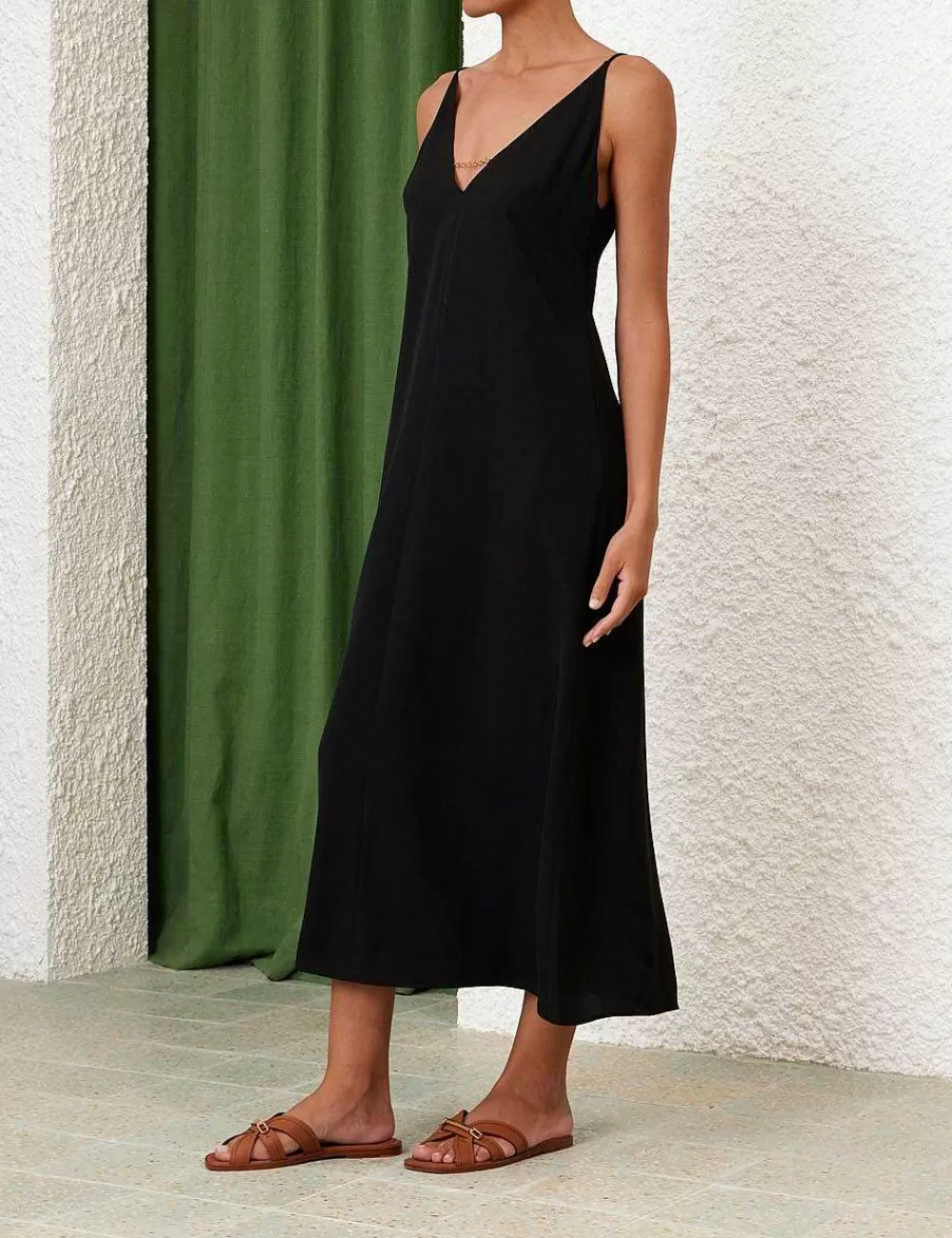 Hot ZIMMERMANN Chain Midi Dress
