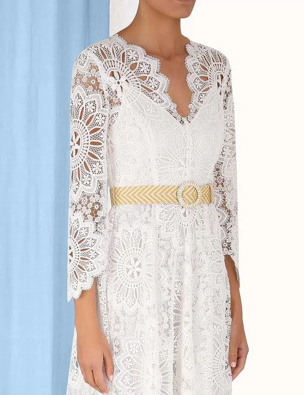 Online ZIMMERMANN Chintz Doily Lace Dress