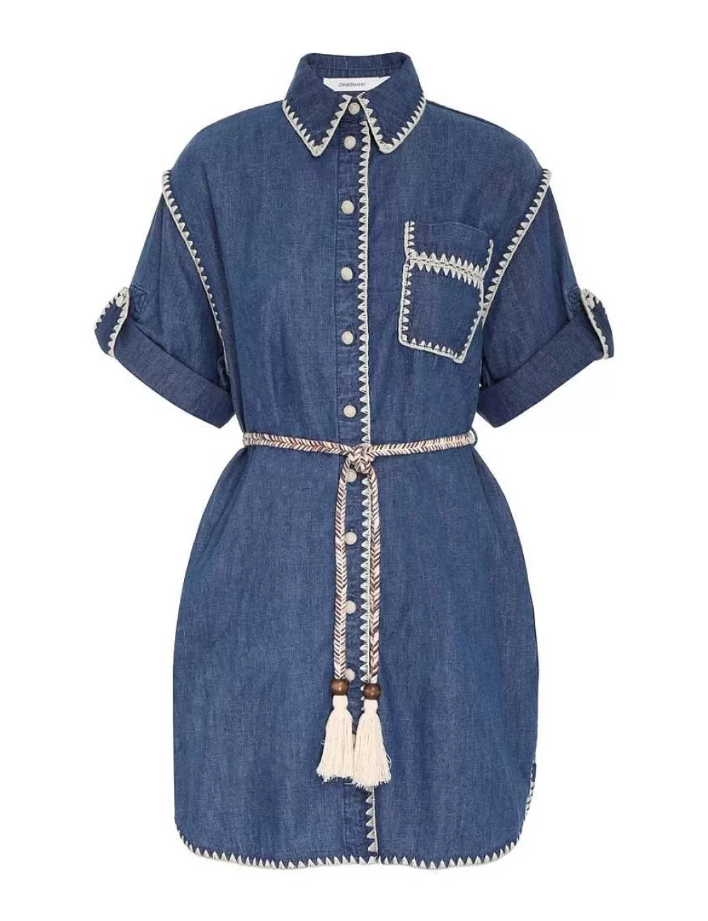 Flash Sale ZIMMERMANN Chintz Mini Shirt Dress