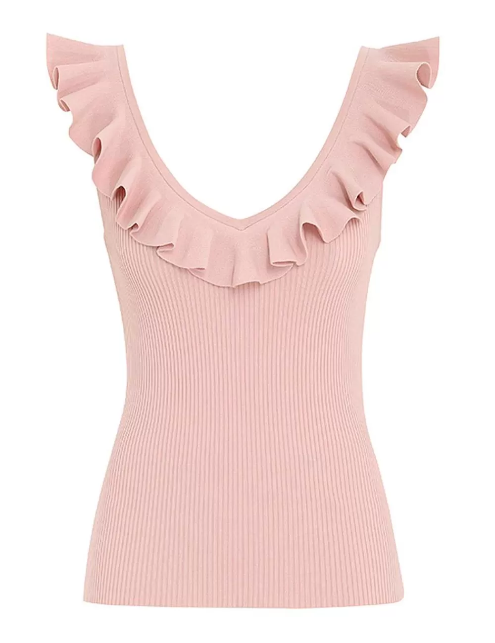 Flash Sale ZIMMERMANN Chintz V-Neck Frill Tank