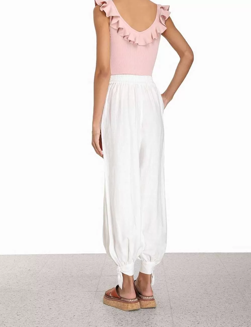 Flash Sale ZIMMERMANN Chintz V-Neck Frill Tank