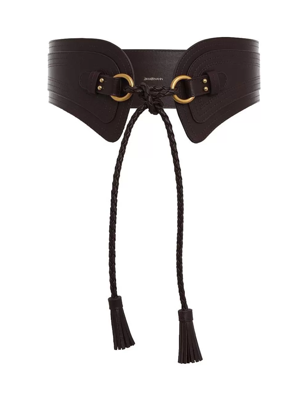 Fashion ZIMMERMANN Corset Tie Belt