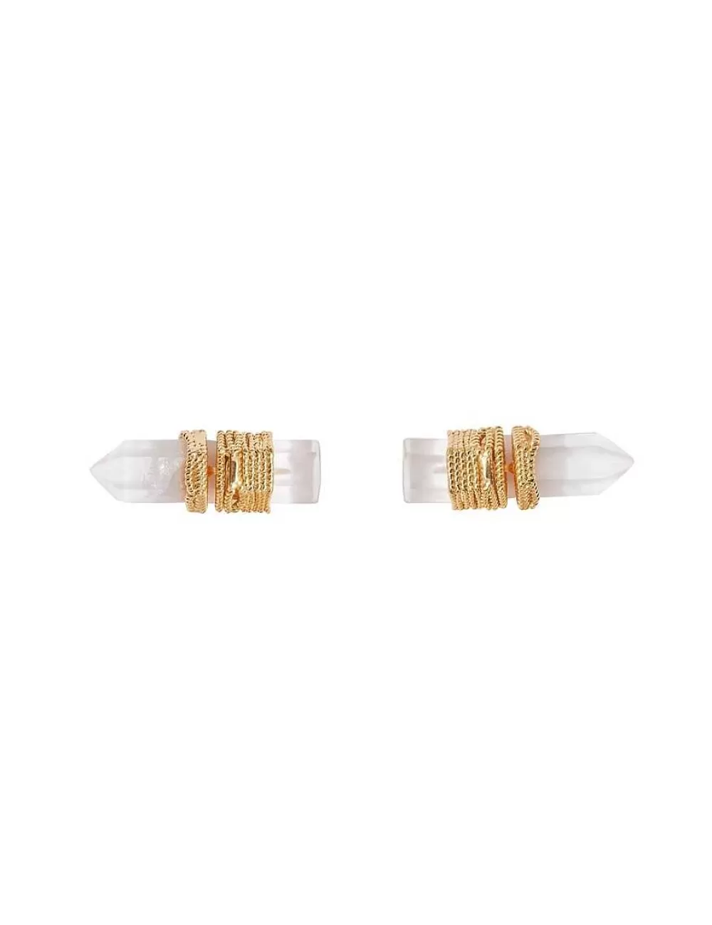 Fashion ZIMMERMANN Crystal Quartz Studs Earrings