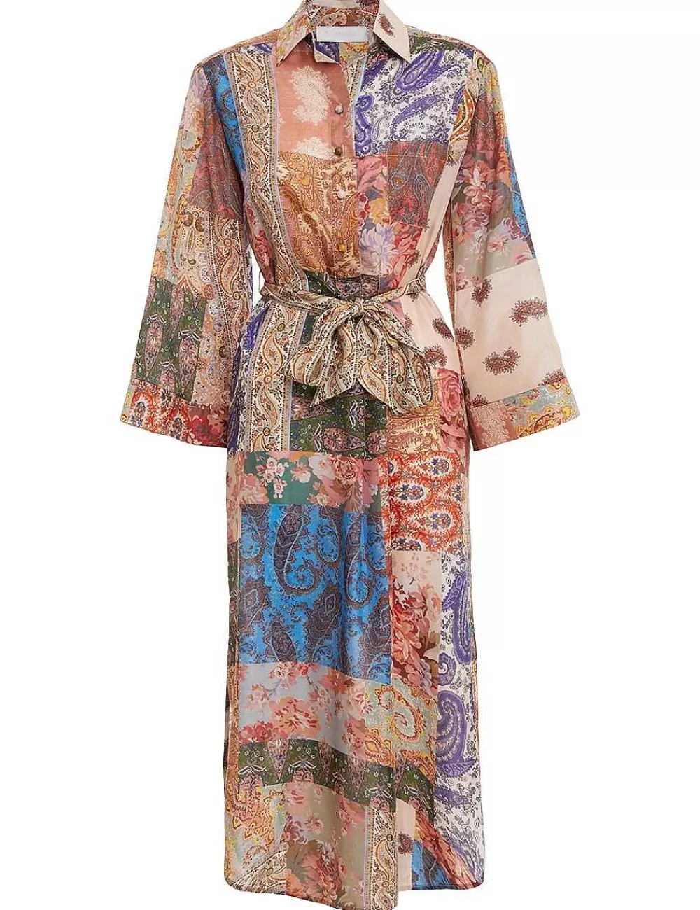 Outlet ZIMMERMANN Devi Midi Shirt Dress