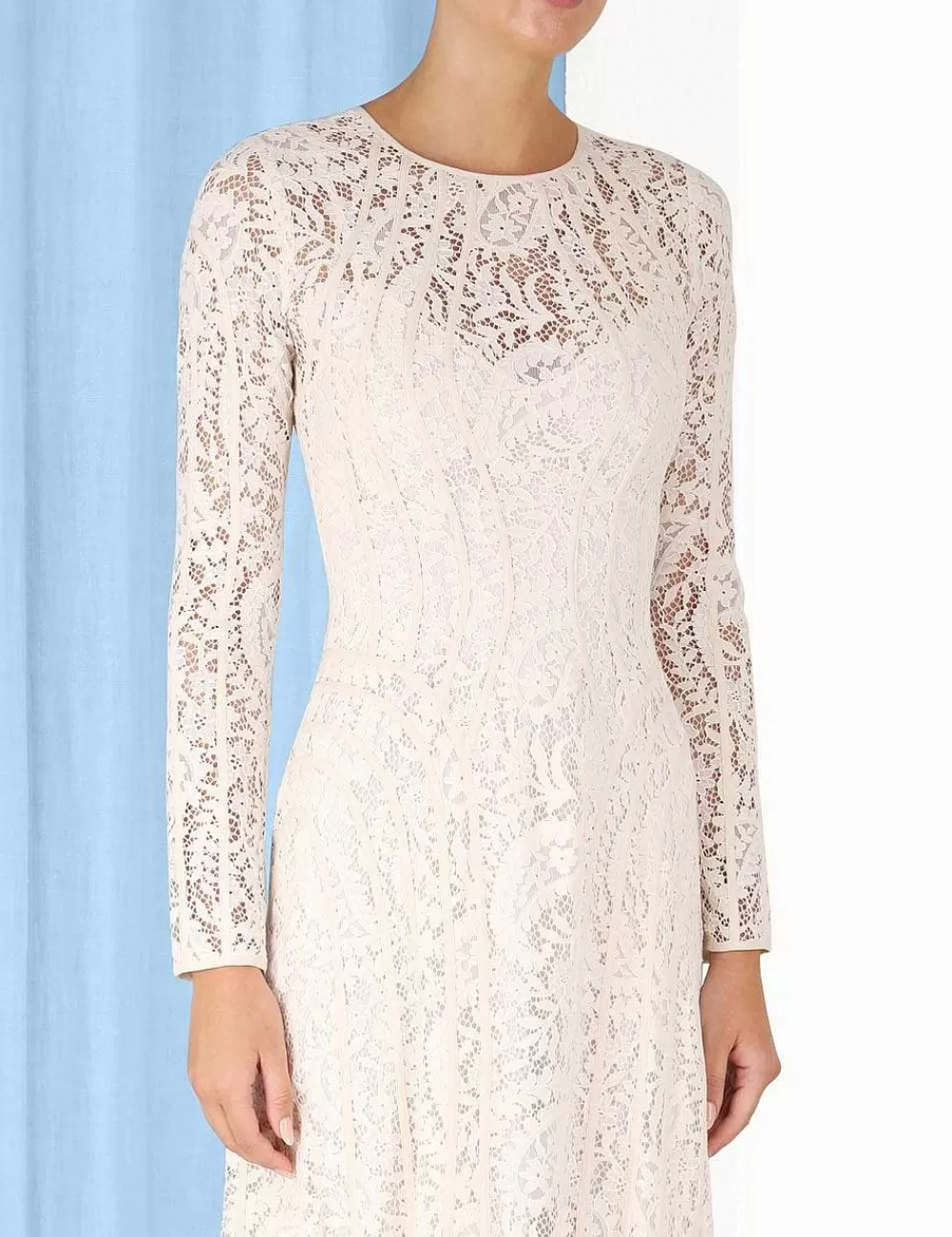 Best Sale ZIMMERMANN Devi Panelled Lace Midi Dress