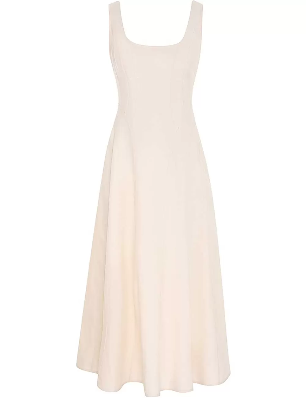 Store ZIMMERMANN Devi Panelled Midi Dress