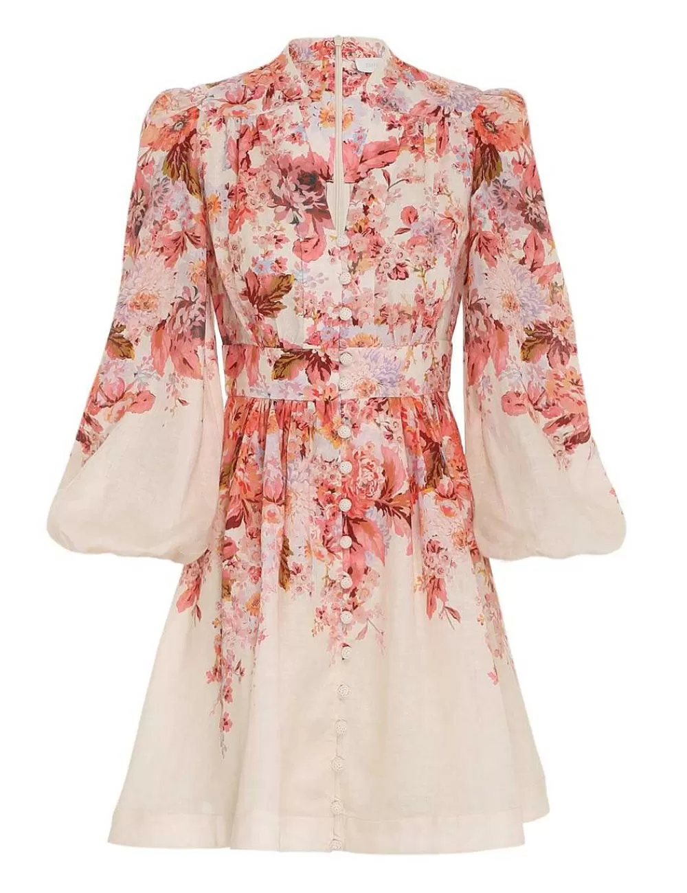 Outlet ZIMMERMANN Devi Plunge Mini Dress