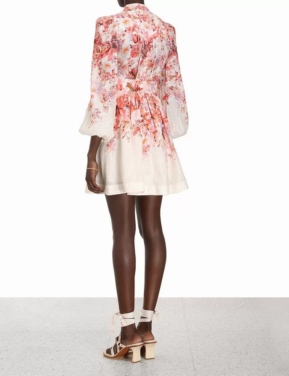 New ZIMMERMANN Devi Plunge Mini Dress