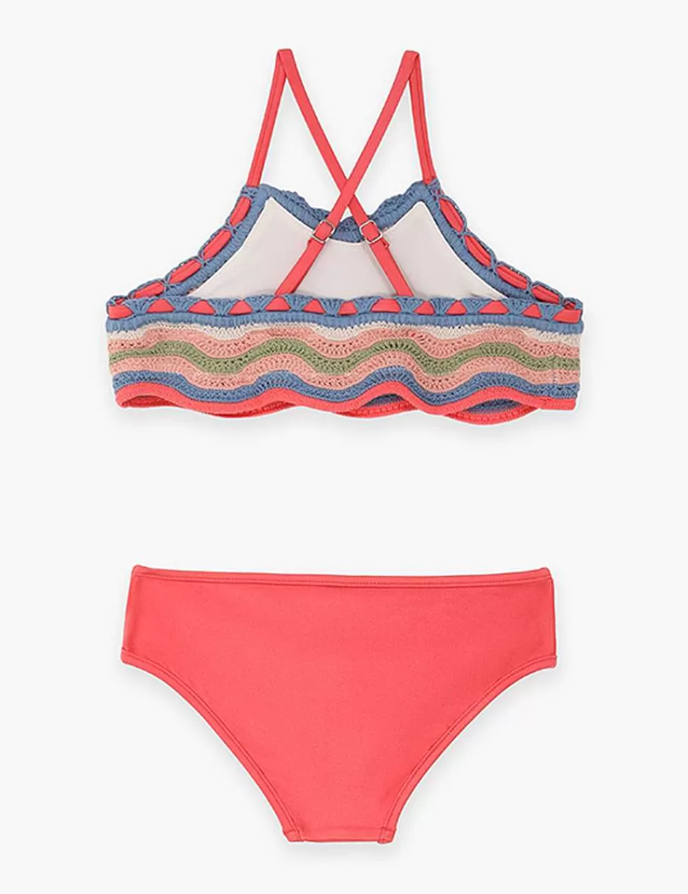 Shop ZIMMERMANN Devi Textured Knit Bikini