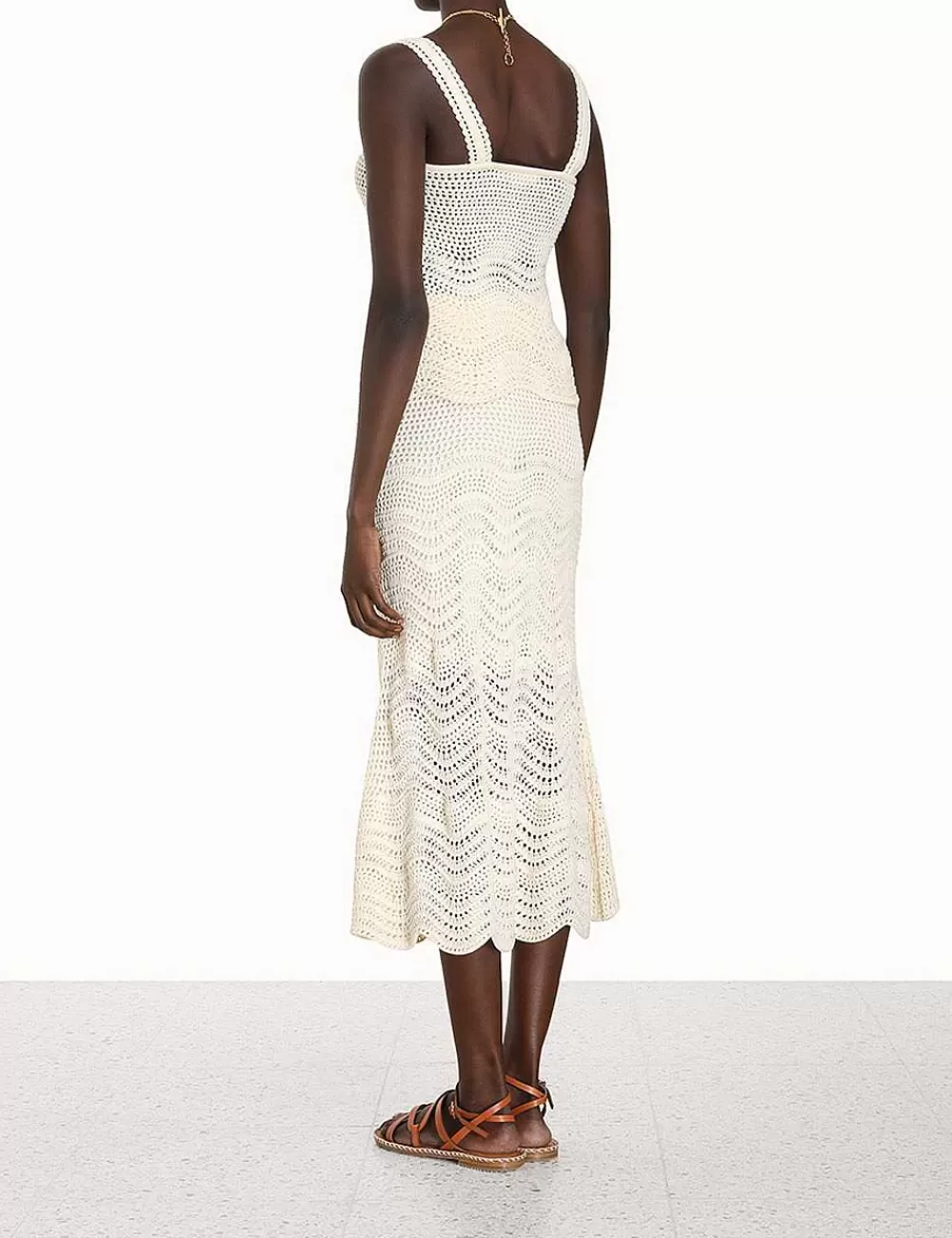 Store ZIMMERMANN Devi Textured Knit Tank