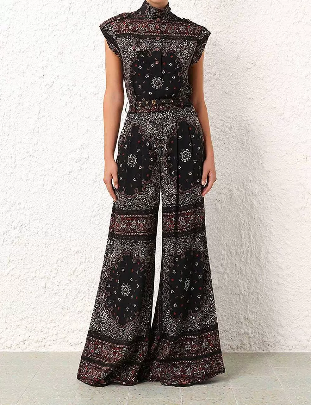 Shop ZIMMERMANN Double Tuck Pant