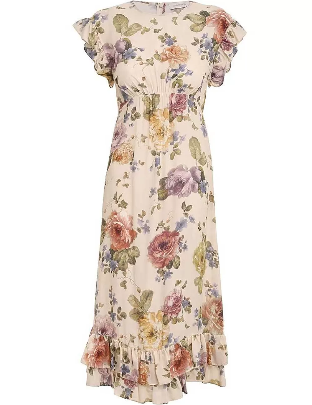 Best Sale ZIMMERMANN Frill Midi Dress