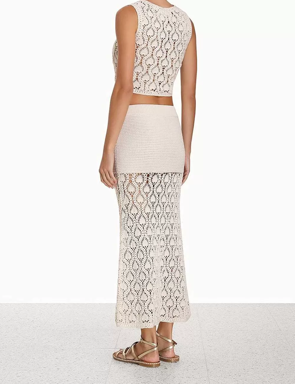 Online ZIMMERMANN Ginger Hand Crochet Tank