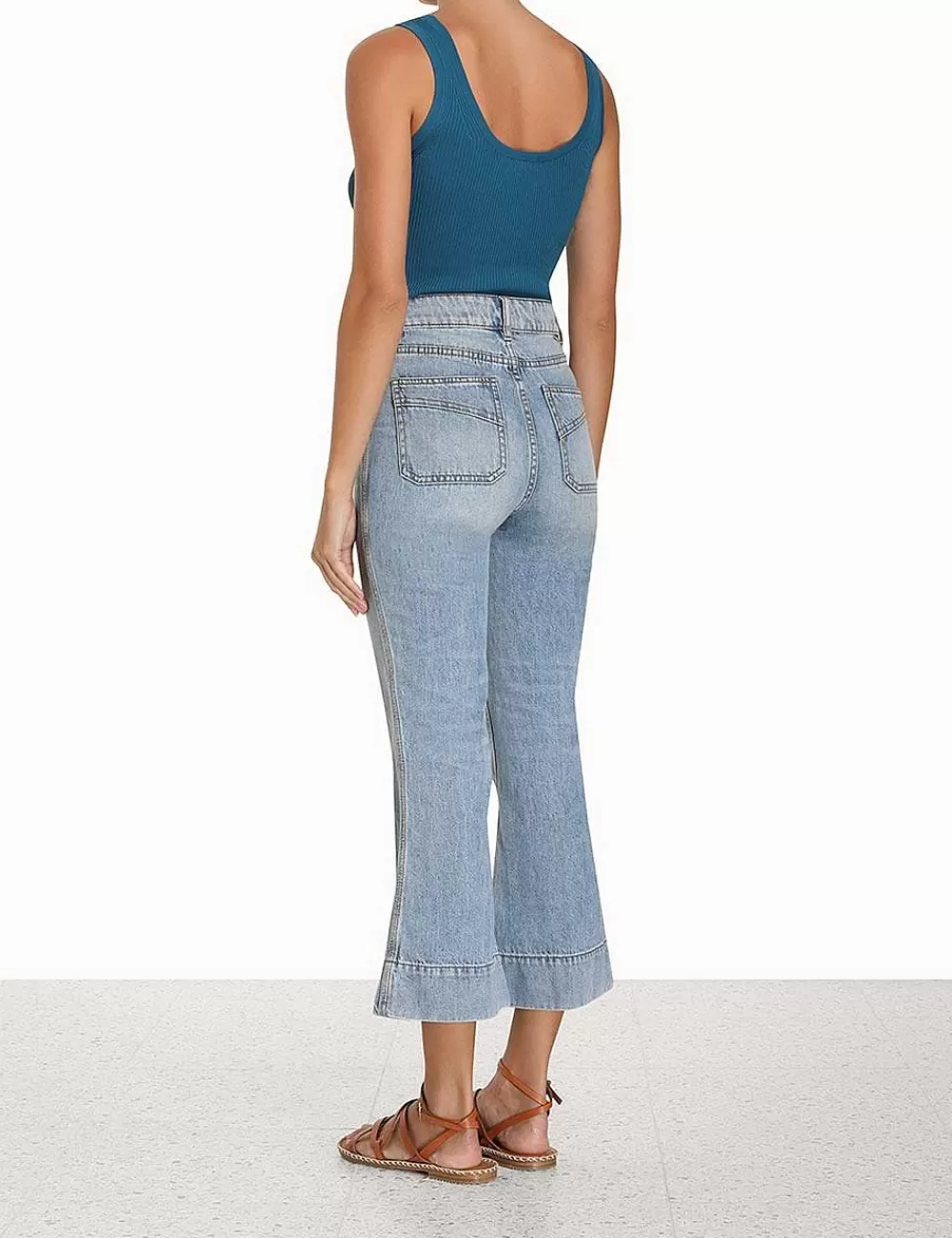 Cheap ZIMMERMANN Ginger Scoop Neck Tank