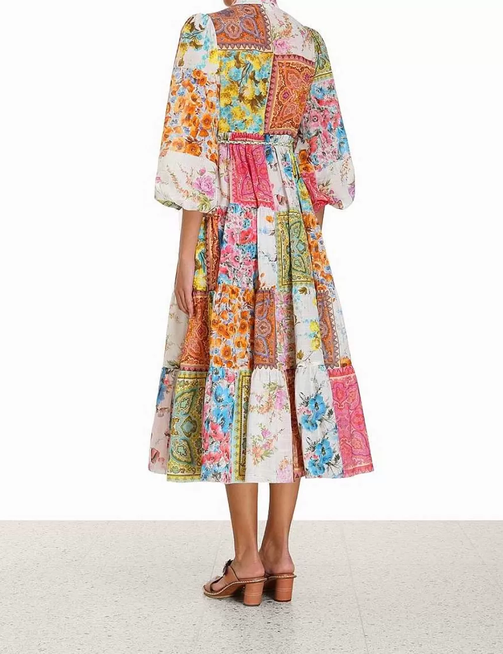 Hot ZIMMERMANN Halcyon Tiered Midi Dress