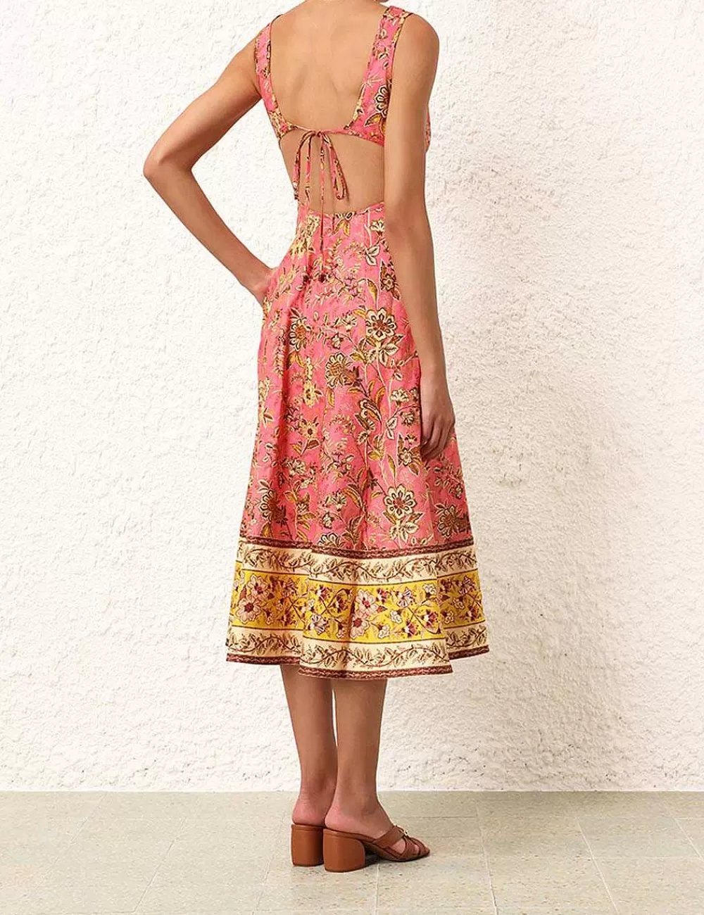 Best ZIMMERMANN Junie Cut Out Midi Dress
