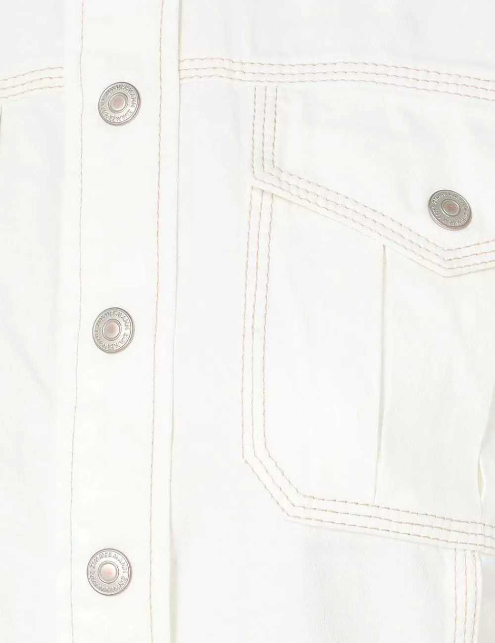 Flash Sale ZIMMERMANN Junie Denim Utility Shirt