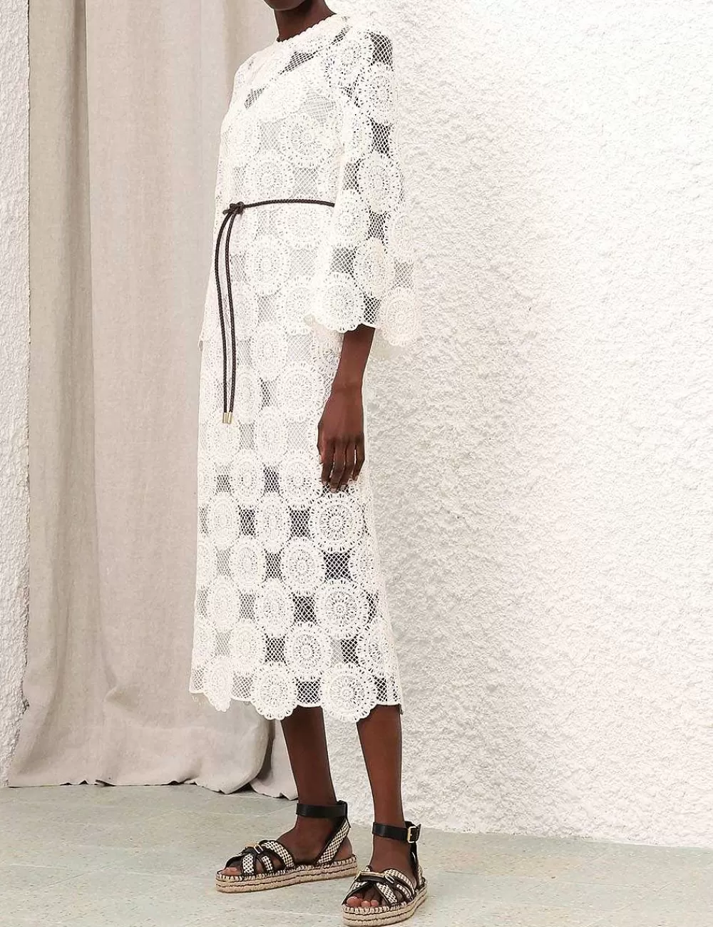 Flash Sale ZIMMERMANN Junie Lace Midi Dress