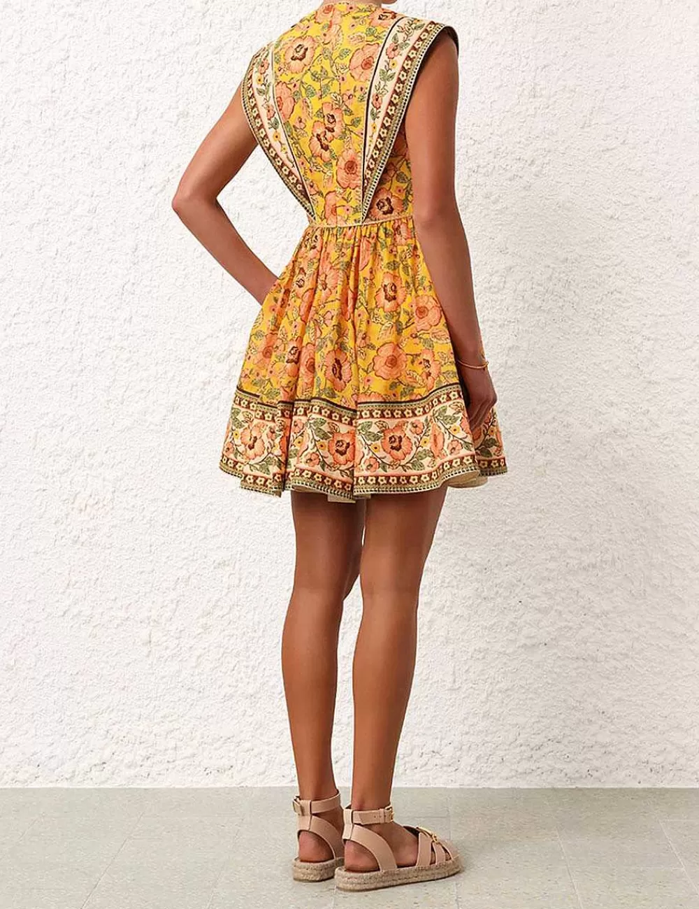 Clearance ZIMMERMANN Junie Spliced Mini Dress