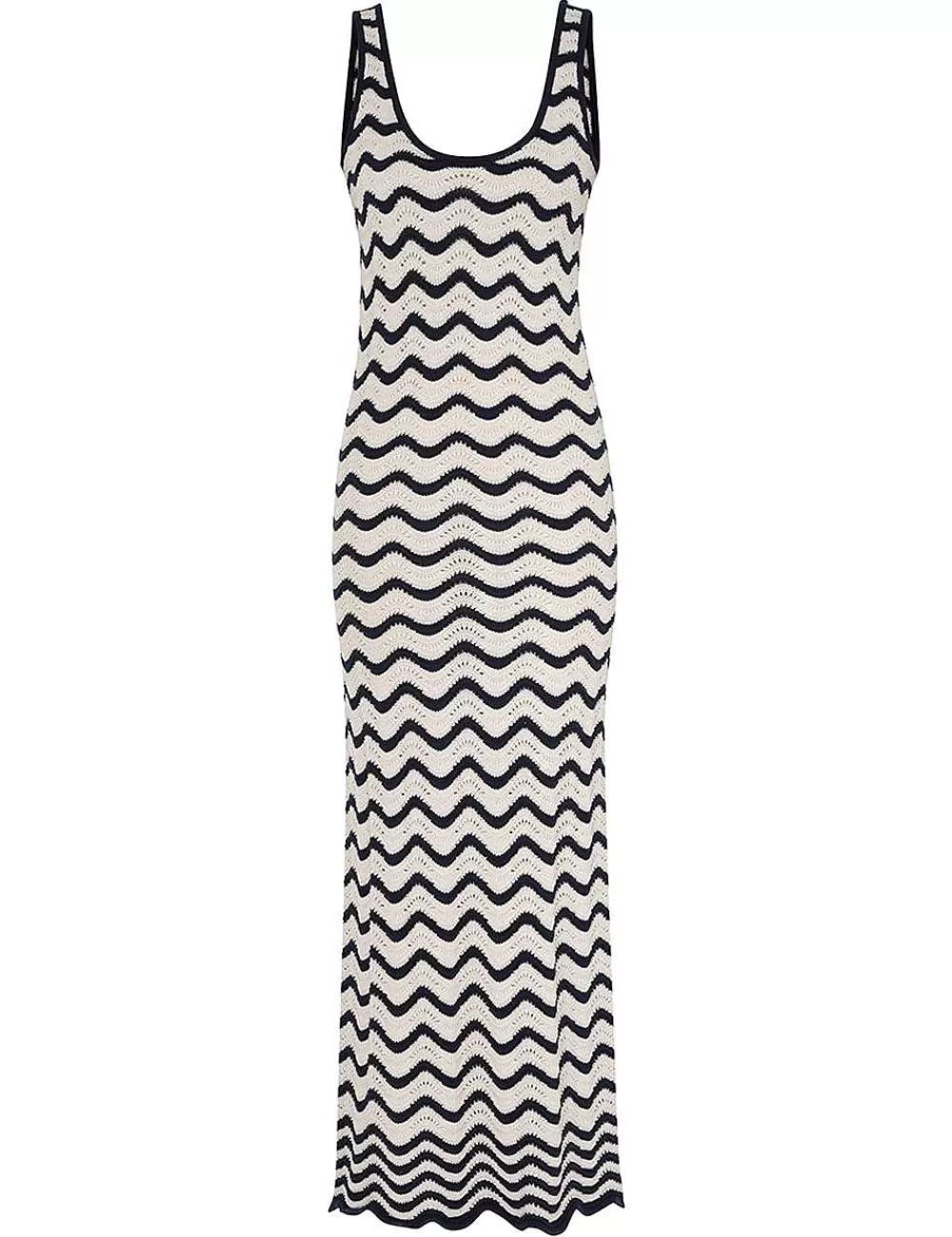 New ZIMMERMANN Junie Textured Knit Tank Dress