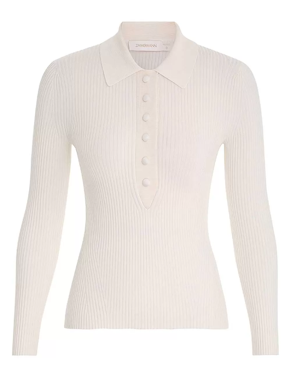 Cheap ZIMMERMANN Knit Polo Top