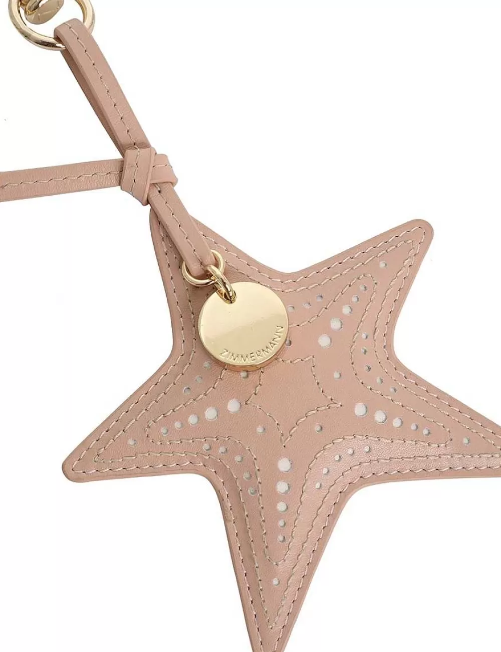 New ZIMMERMANN Leather Starfish Key Charm