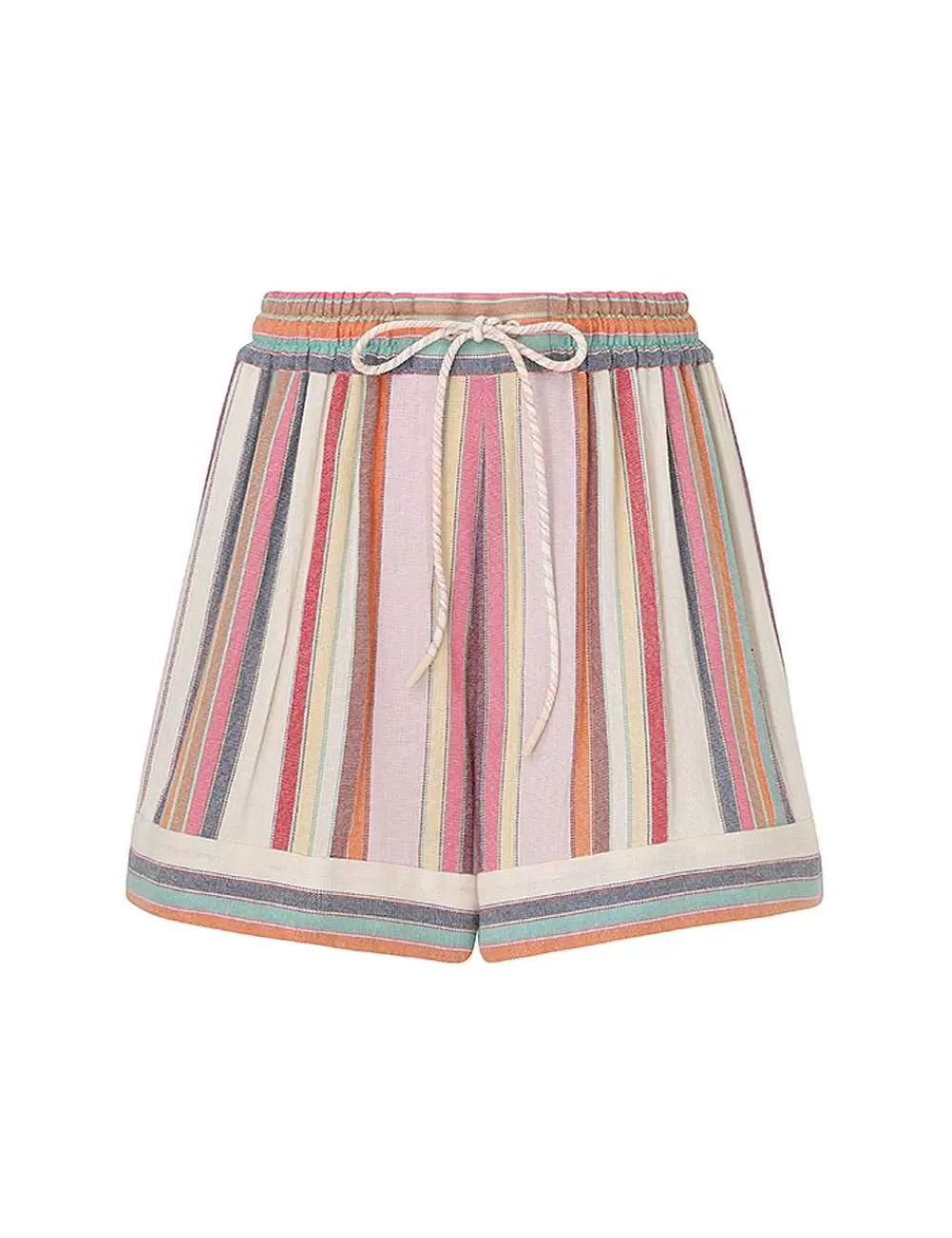 Shop ZIMMERMANN Lexi Relaxed Stripe Short
