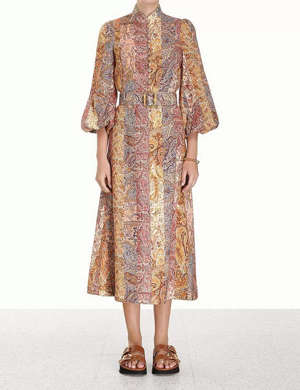 Online ZIMMERMANN Luminosity A-Line Midi Skirt