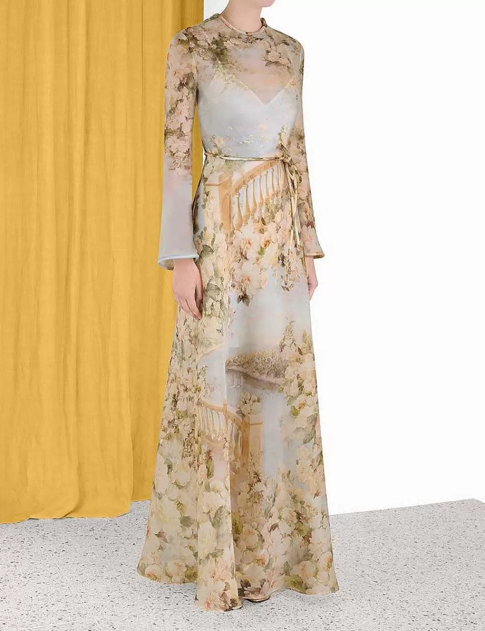 Outlet ZIMMERMANN Luminosity Bias Slip Dress