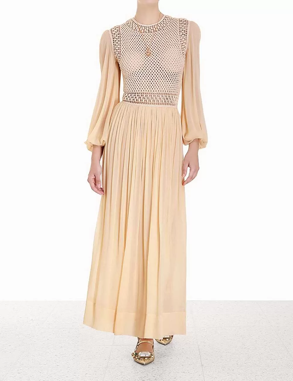 Discount ZIMMERMANN Luminosity Crochet Bodice Midi