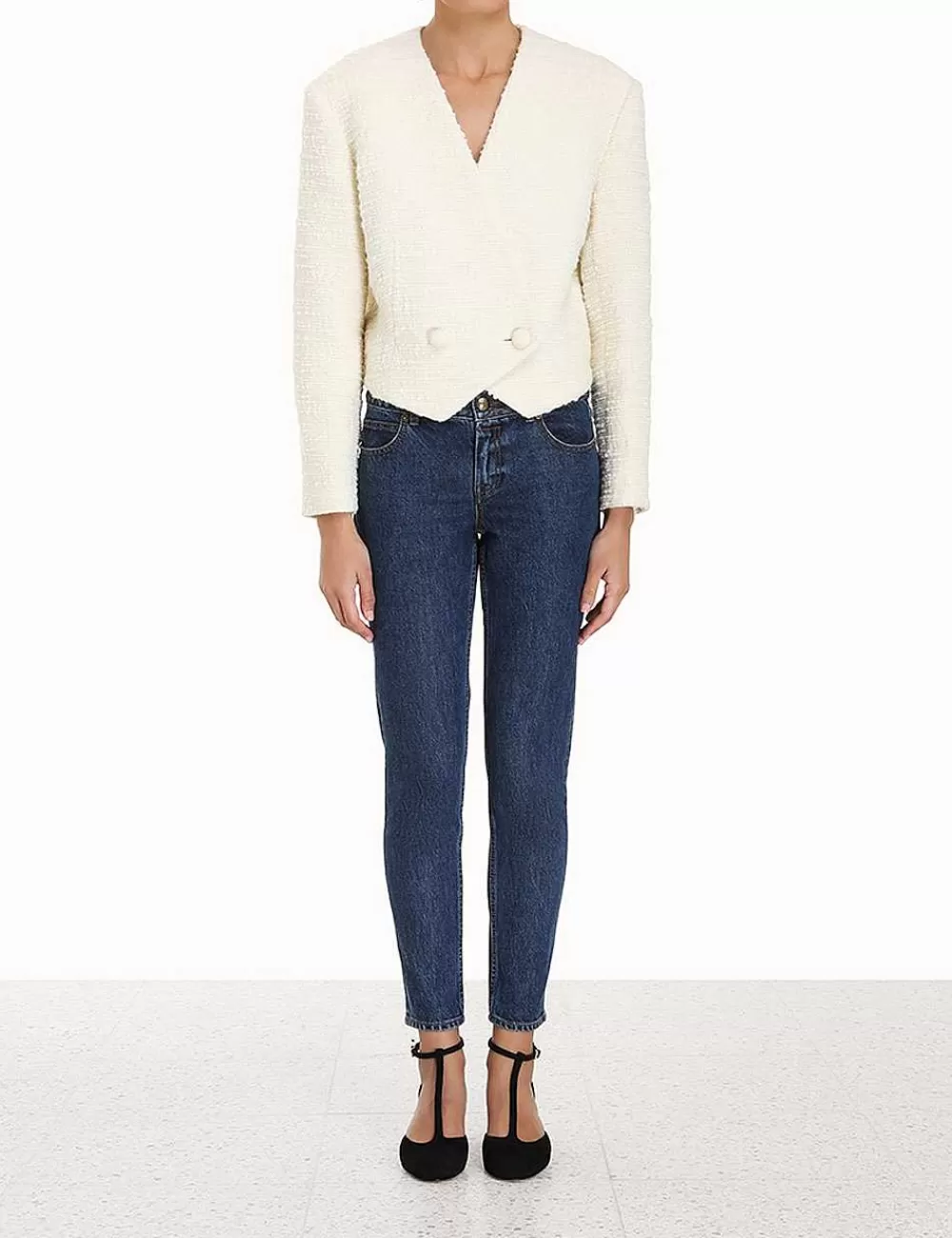 Best ZIMMERMANN Luminosity Cropped Blazer
