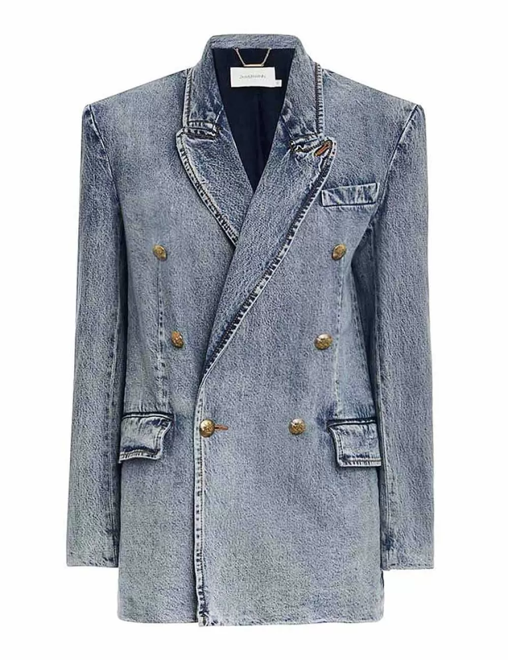 Outlet ZIMMERMANN Luminosity Denim Blazer