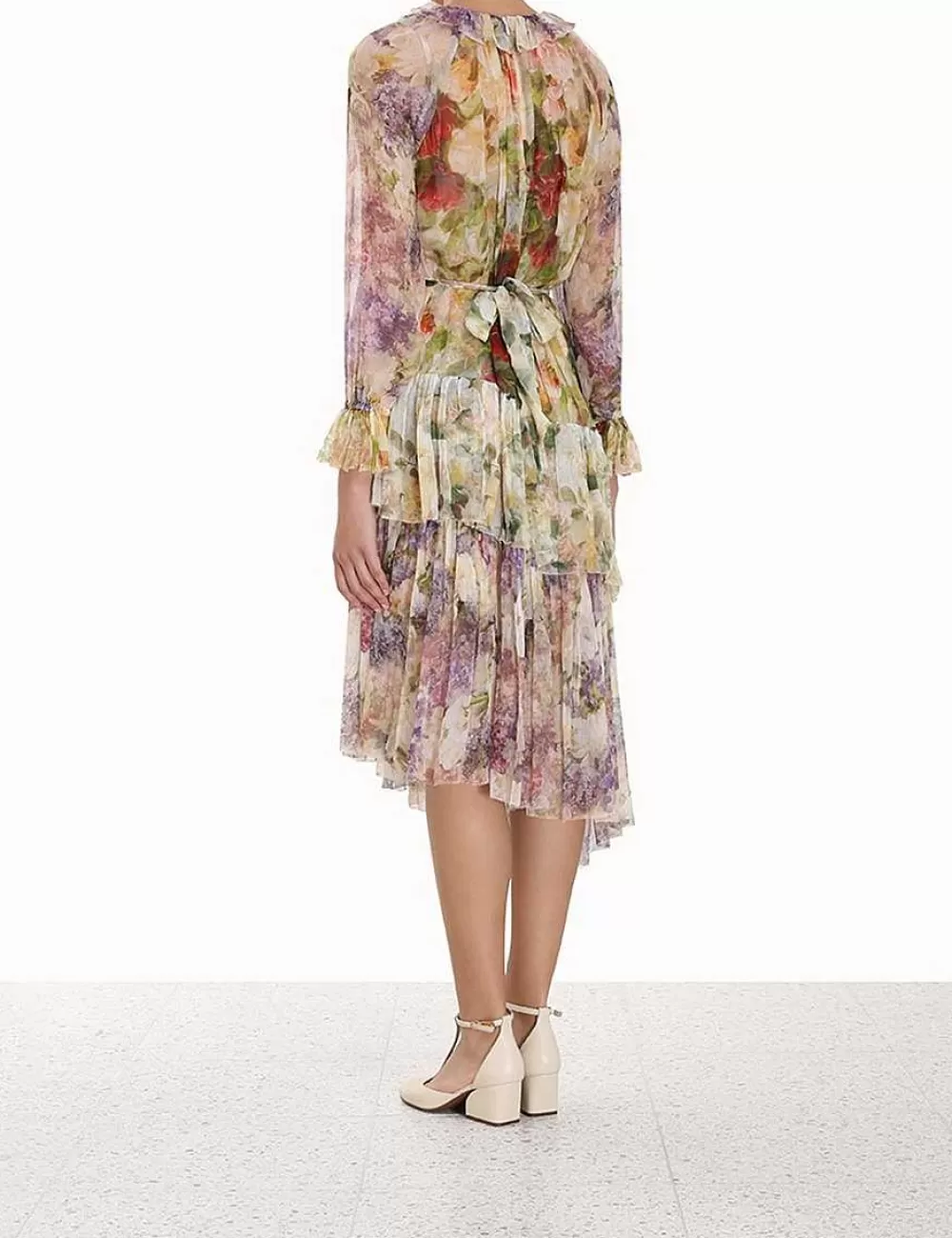 Sale ZIMMERMANN Luminosity Frill Midi Dress
