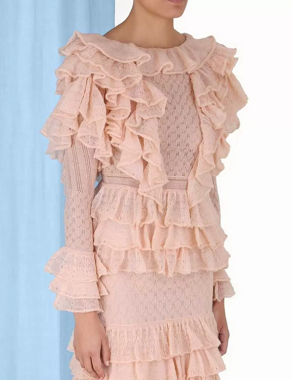Discount ZIMMERMANN Luminosity Frill V-Neck Top