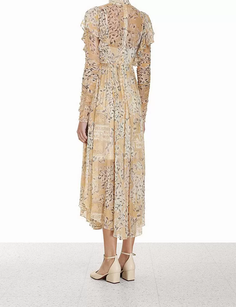 Flash Sale ZIMMERMANN Luminosity Gathered Midi Dress