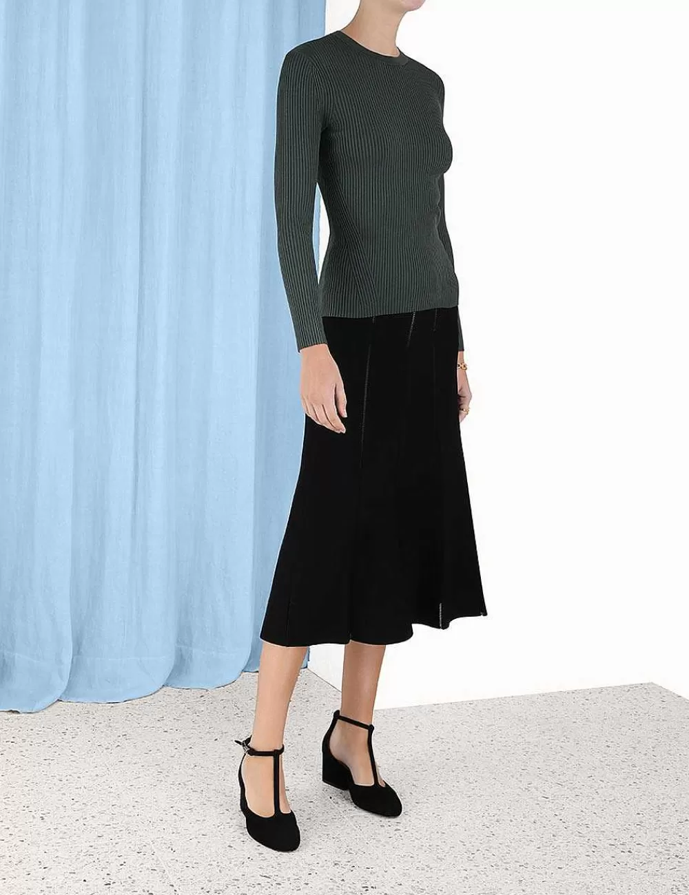 Best ZIMMERMANN Luminosity Knit Panelled Skirt